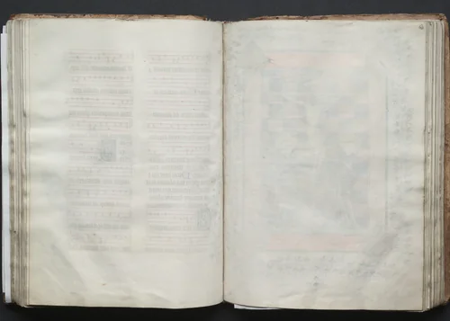 The Gotha Missal: Fol. 63r, Text by Master of the Boqueteaux, book, 1370-1380