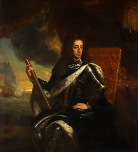 Portrait of Stadholder-King William III (1650- 1702) by Godefridus Schalcken, painting, 1699