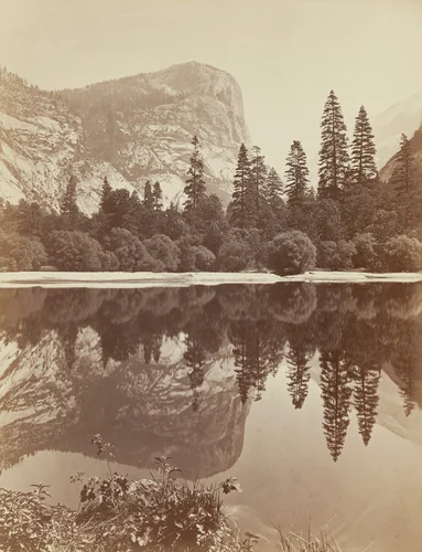 Mirror Lake, Yosemite Valley by Eadweard Muybridge, photograph, 1872