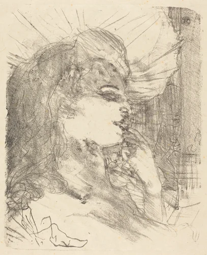 Anna Held by Henri de Toulouse-Lautrec, print, 1896