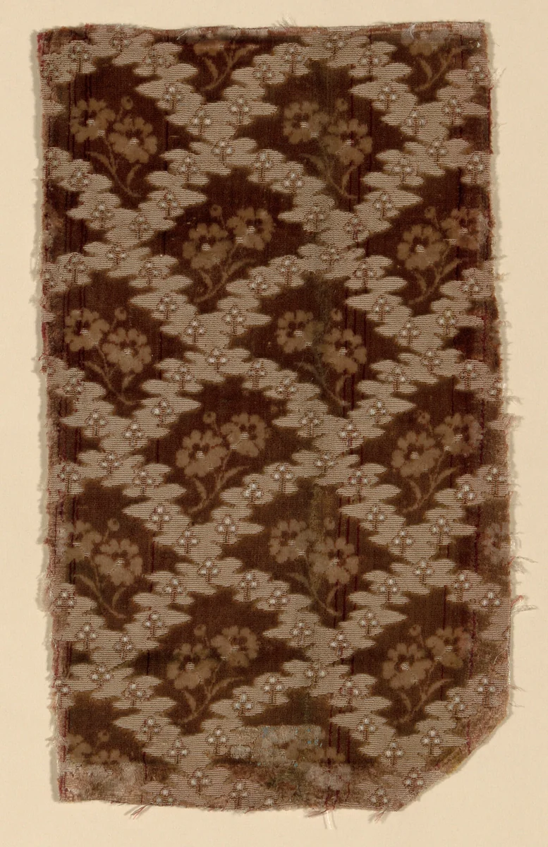 Fragment by France, textile, 1750-1775