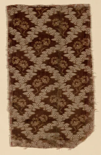Fragment by France, textile, 1750-1775