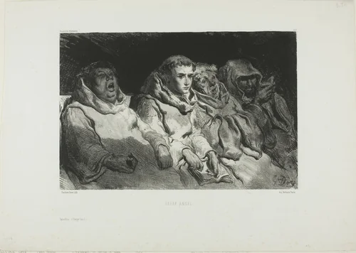 Brother Angel by Gustave Doré, print, 1855