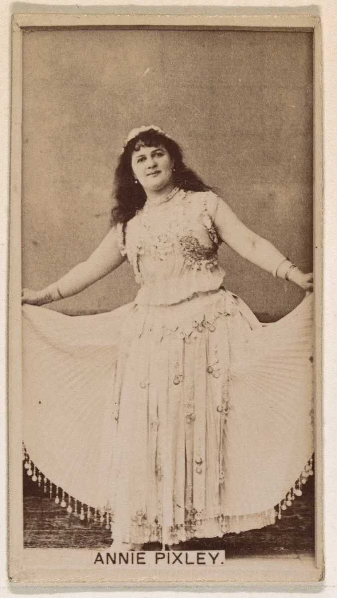 Annie Pixley, from the Actresses series (N245) issued by Kinney Brothers to promote Sweet Caporal Cigarettes by Kinney Brothers Tobacco Company, photograph, 1890