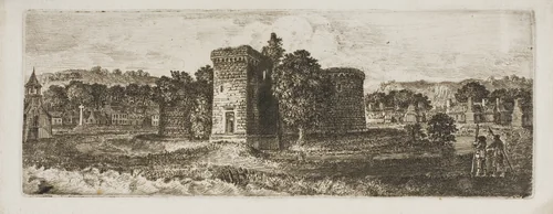 Rothesay Castle by John Clerk, print, 1748-1812