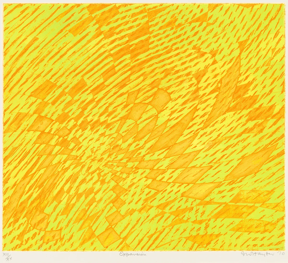 Expansion by Stanley William Hayter, print, 1969-1970