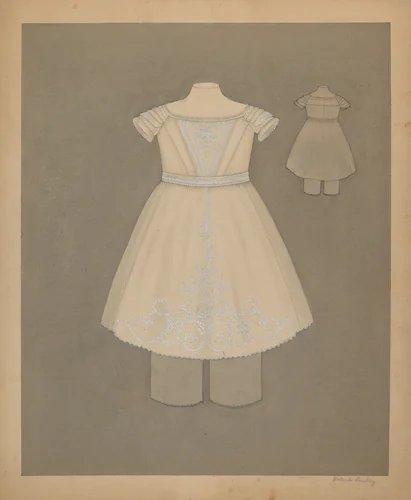 Child's Dress by Gertrude Lemberg, index of american design, 1937