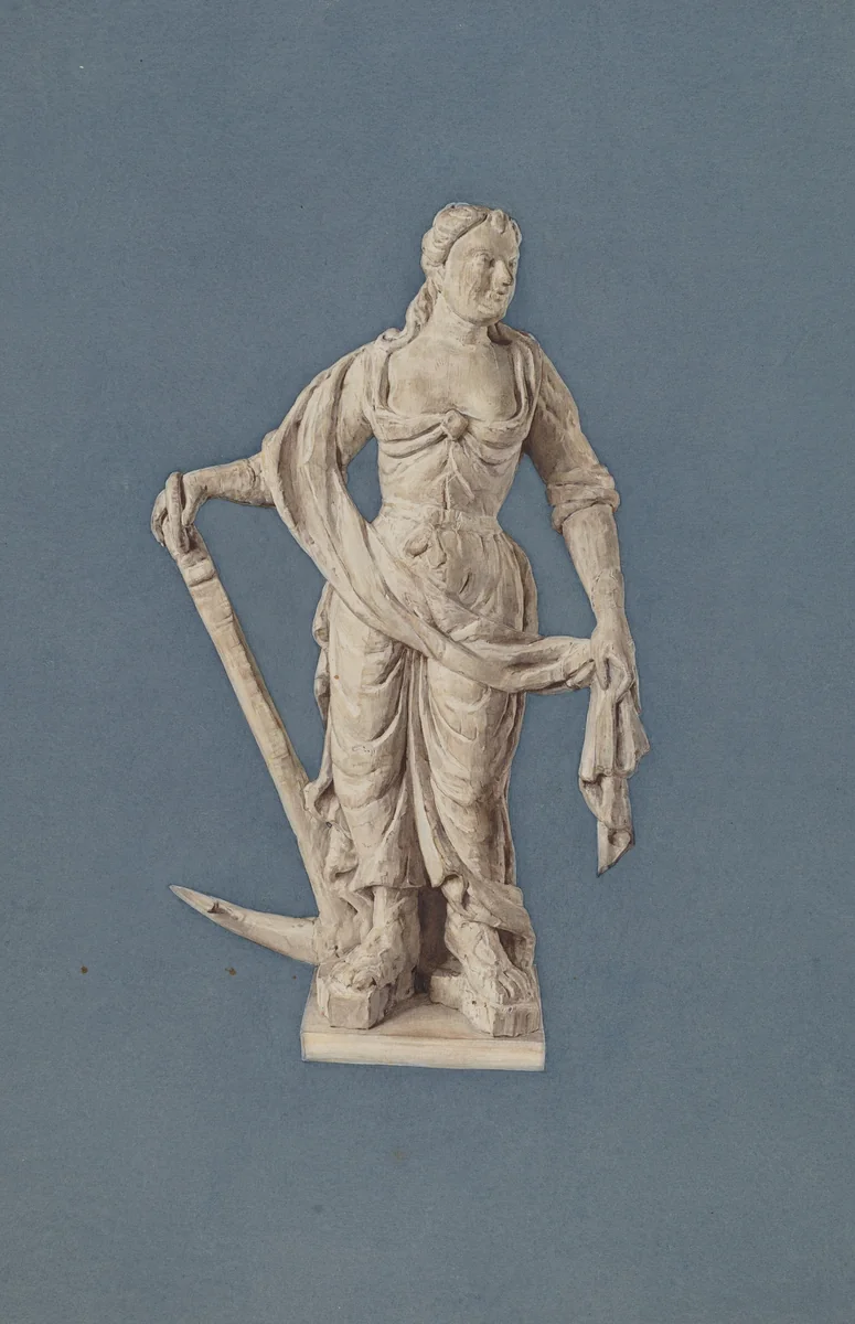 Statuette "Hope" by Jane Iverson, index of american design, 1937