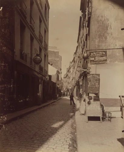Rue de Bièvre by Eugène Atget, photograph, 1900