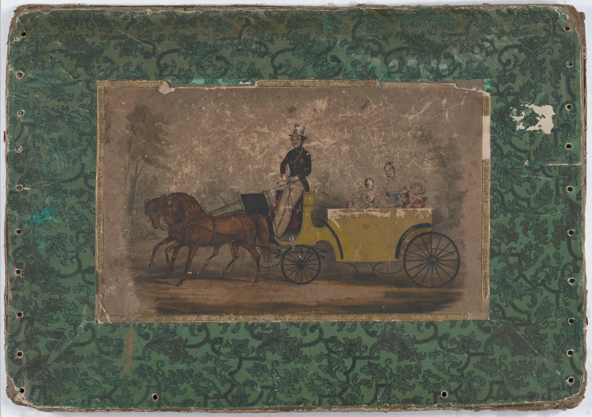 Portfolio Cover for a Collection of Caricatures and Satires by anonymous, other, 1840-1850