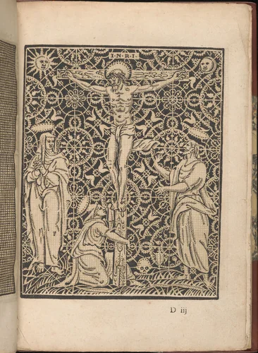 Les Secondes Oeuvres, et Subtiles Inventions De Lingerie du Seigneur Federic de Vinciolo Venitien, page 15 (recto) by Federico de Vinciolo, book, 1603