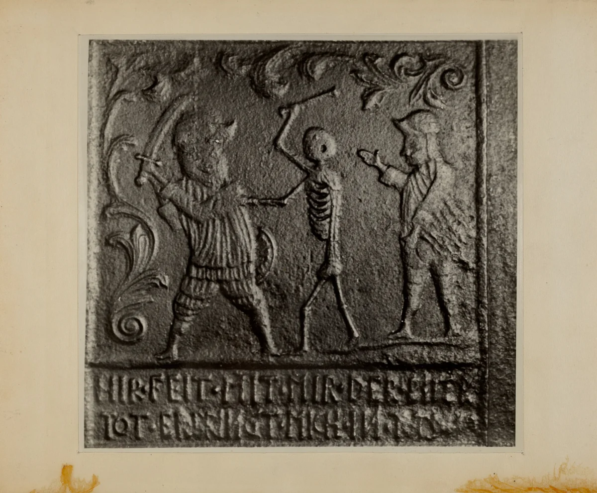 Pa. German Stove Plate by Charles Von Urban, index of american design, 1937