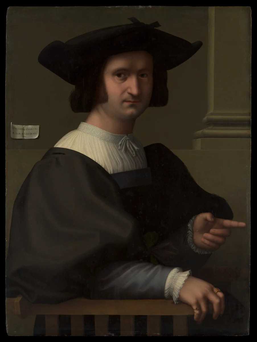 Portrait of a Man by Tommaso Fiorentino, painting, 1521