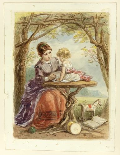 A Knight of the Round Table by Hablot Knight Browne, painting, 1835-1882