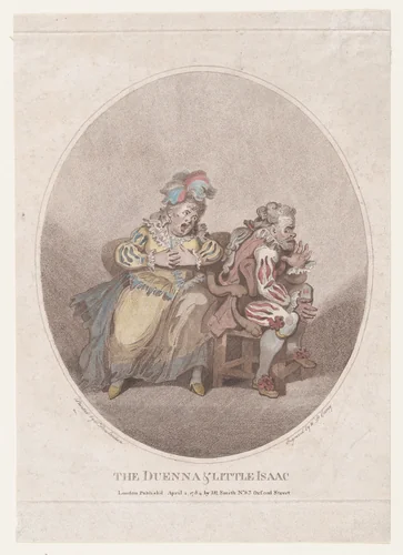 The Duenna & Little Isaac by William Paulet Carey, print, 1784