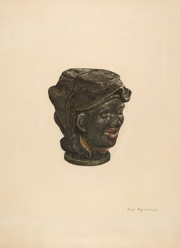 Iron Negro Bank by Paul Poffinbarger, index of american design, 1940