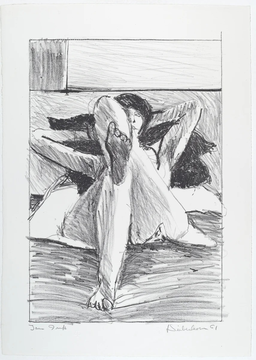 Untitled by Richard Diebenkorn, print, 1961