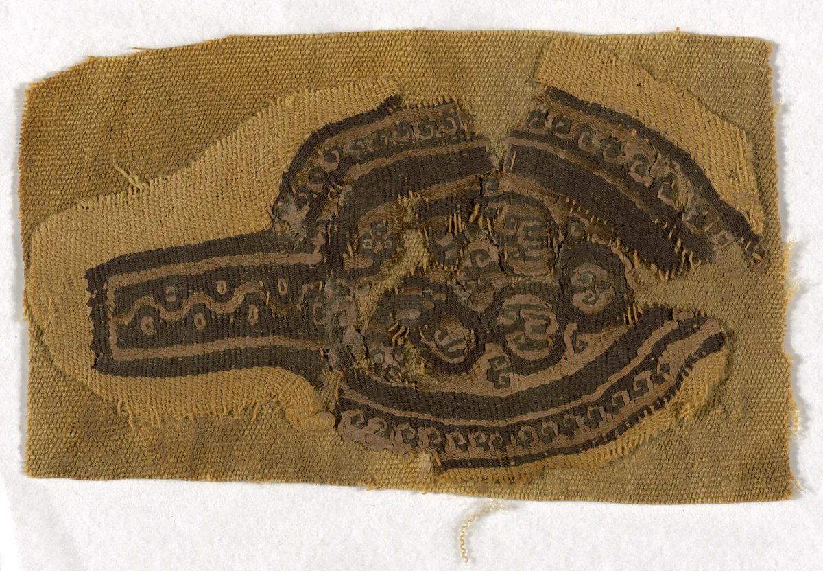 Panel by Coptic Egypt, textile, 401-600