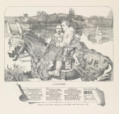 A Nightmare by Frederick Augustus Sandys, print, 1857