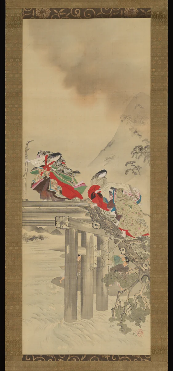Lady Iga by Kikuchi Yōsai, painting, 1860-1869