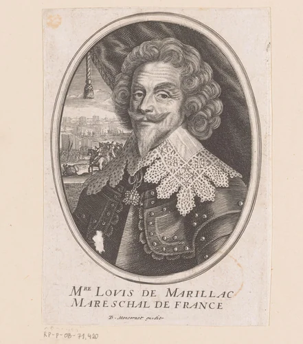 Portret van Louis de Marillac by anonymous, print, 1610-1668