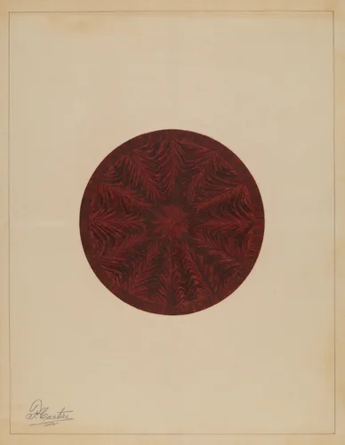 Tilt Table by Ferdinand Cartier, index of american design, 1937