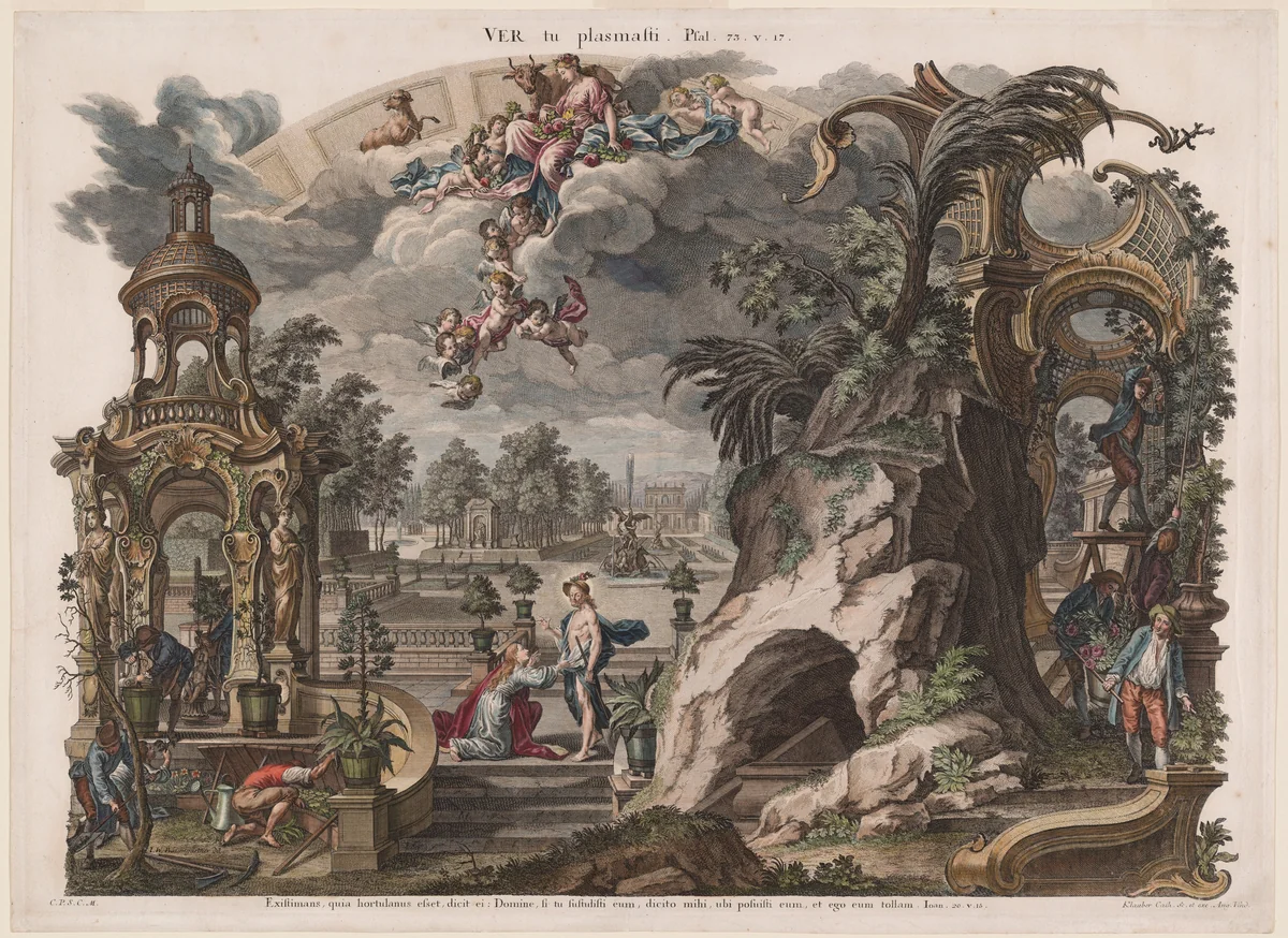 Spring by Joseph Sebastian Klauber
Johann Baptist Klauber
Johann Wolfgang Baumgartner, print, 1710-1768