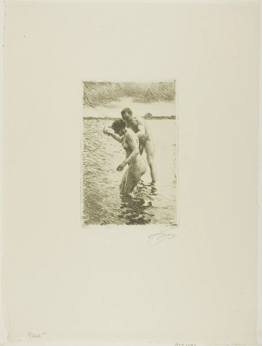 Pilot by Anders Zorn, print, 1919