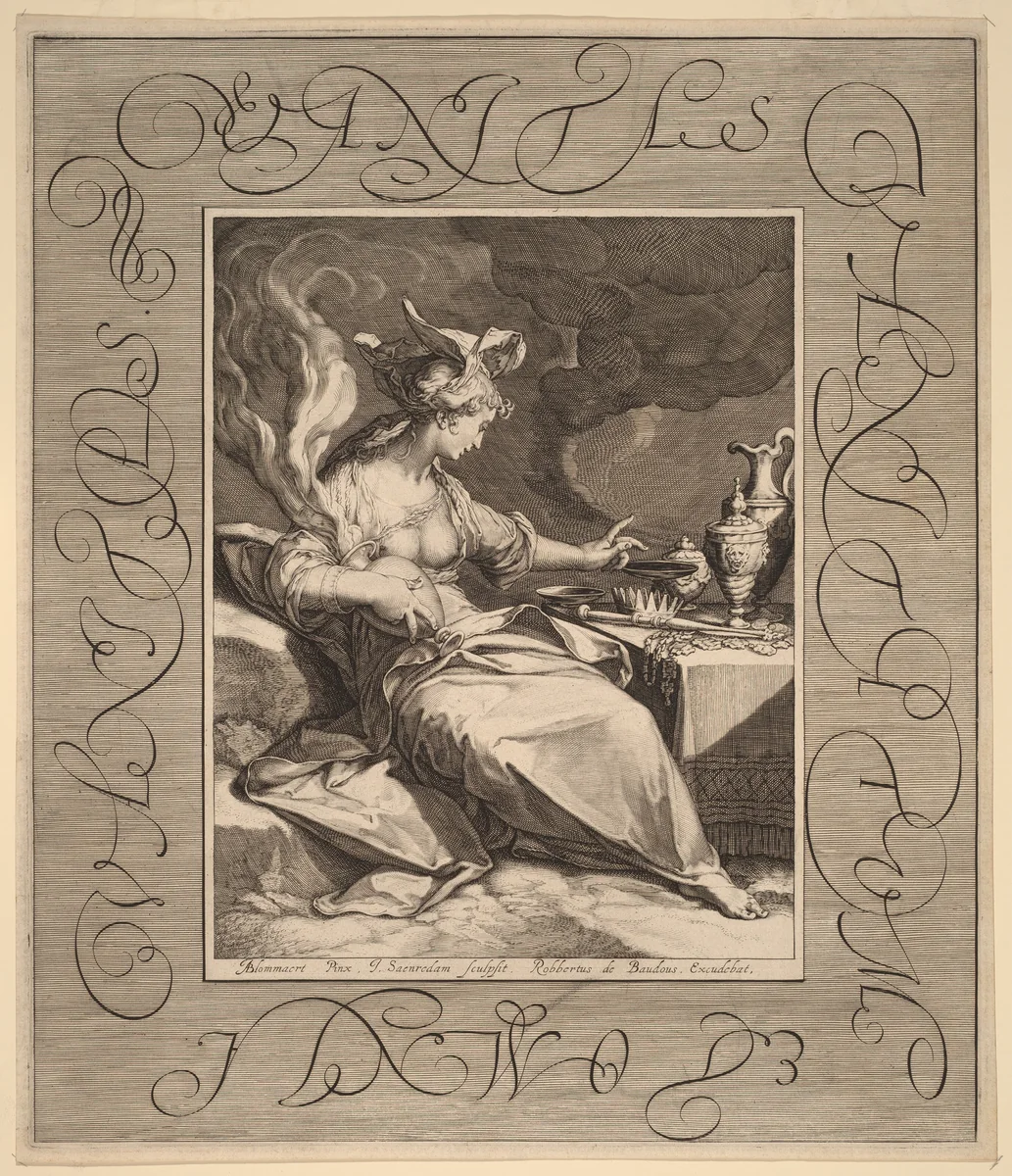 Vanitas, Vanitatum et Omnia Vanitas by Jan Pietersz Saenredam
Abraham Bloemaert
Robert de Baudous, print, 1590-1607