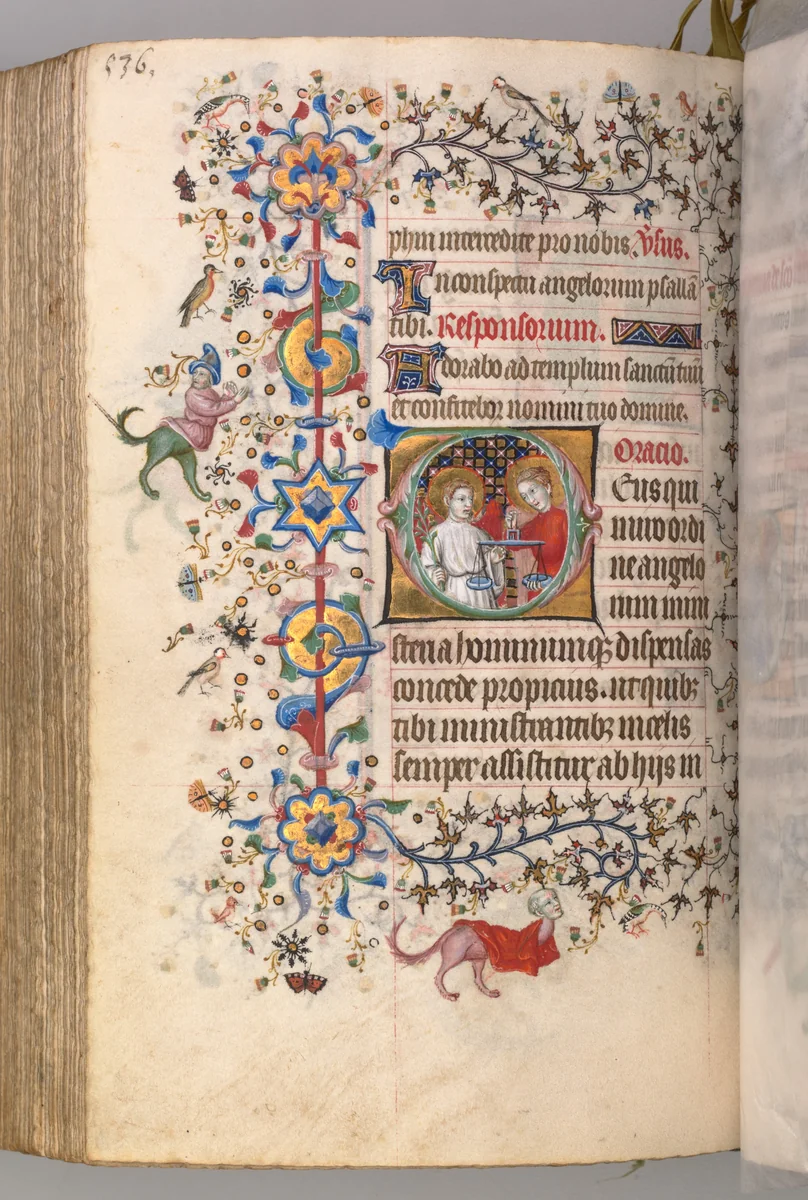 Hours of Charles the Noble, King of Navarre (1361-1425): fol. 262v, Text by Master of the Brussels Initials and Associates, book, 1400-1410