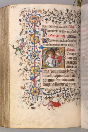 Hours of Charles the Noble, King of Navarre (1361-1425): fol. 262v, Text by Master of the Brussels Initials and Associates, book, 1400-1410