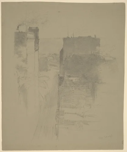 The Battery, New York by Stanford White, drawing, 1900
