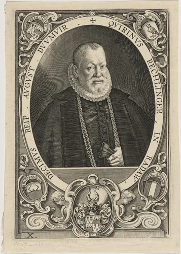 Quirinus Rechlinger by Lucas Kilian, print, 1615