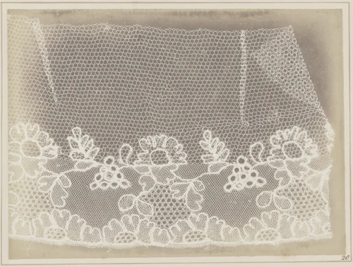 Lace by William Henry Fox Talbot, photograph, 1845
