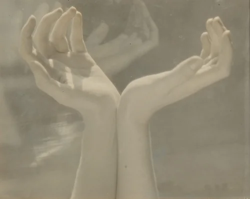 Hands Toward the Sun by Edward Steichen, photograph, 1923