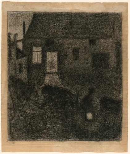 Farmhouse in Flanders by Georges Lemmen, drawing, 1890