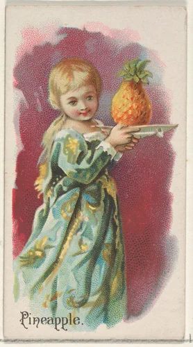 Pineapple, from the Fruits series (N12) for Allen & Ginter Cigarettes Brands by Allen & Ginter, print, 1891