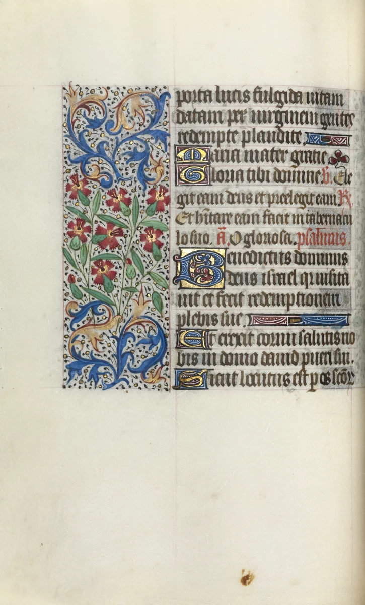 Book of Hours (Use of Rouen): fol. 47v by Master of the Geneva Latini, book, 1465-1475