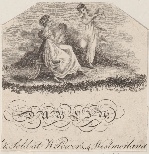 Trade Card for W. Powers, Printer and Publisher by anonymous, print, 1800-1900