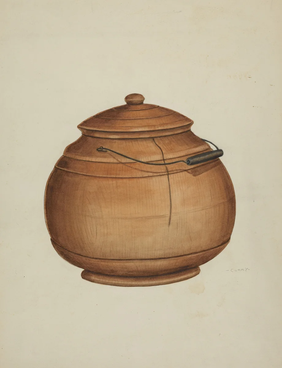 Sugar Container by Al Curry, index of american design, 1937