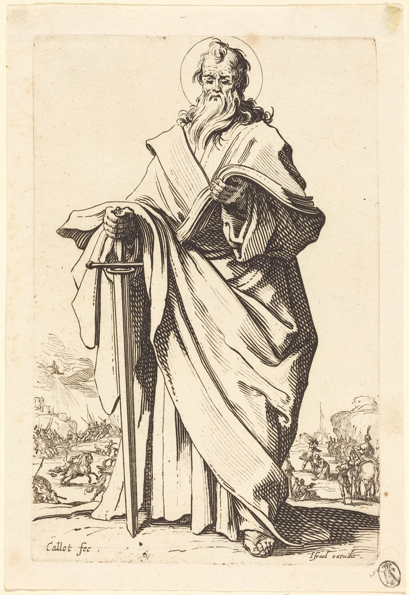 Saint Paul by Jacques Callot, print, 1631