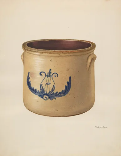 Crock by Nicholas Amantea, index of american design, 1939