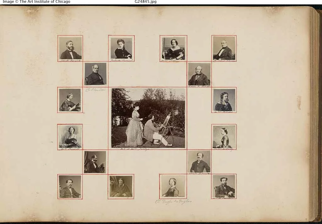 The Madame B Album by Marie-Blanche Hennelle Fournier, photograph, 1870