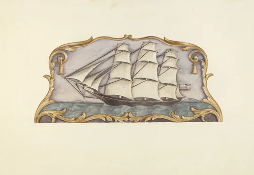 Ship Carver's Sign by Dorothy Hay Jensen, index of american design, 1938