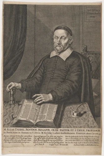 Elias Taddel by Crispijn van de Passe II, print, 1597-1670