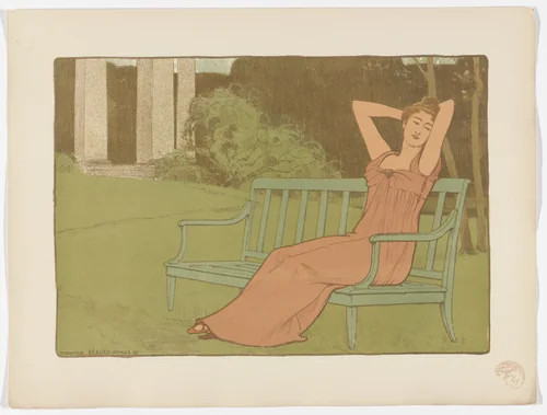 Corinne from L'Estampe moderne, no. 1 by Maurice Réalier-Dumas, print, 1897