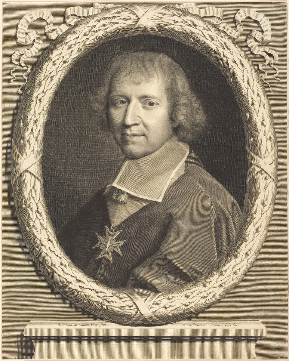 Francois de Harlay by Robert Nanteuil, print, 1671