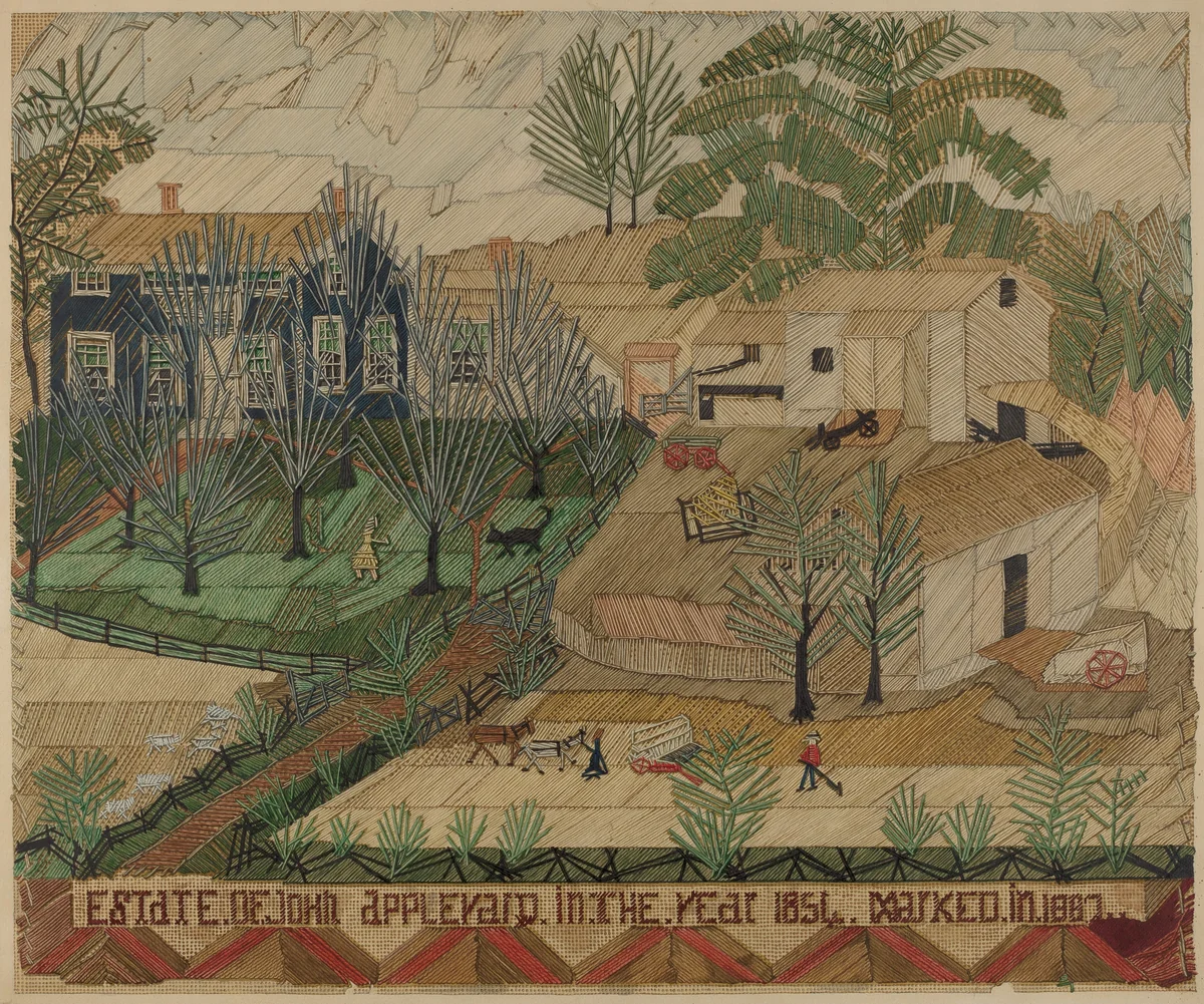 Yarn Picture by Edward Unger, index of american design, 1941