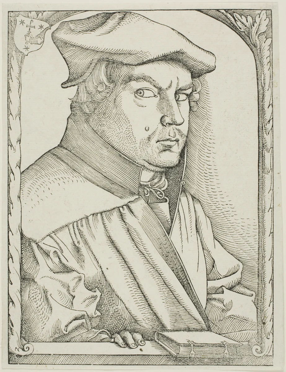 Caspar Hedio by Hans Baldung Grien, print, 1543