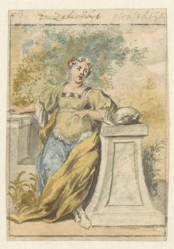 Zekerheid by Pieter van den Berge, drawing, 1675-1737